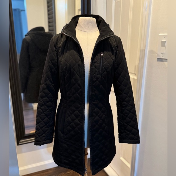 Laundry by Design Black Quilted Puffer Coat - Picture 7 of 10